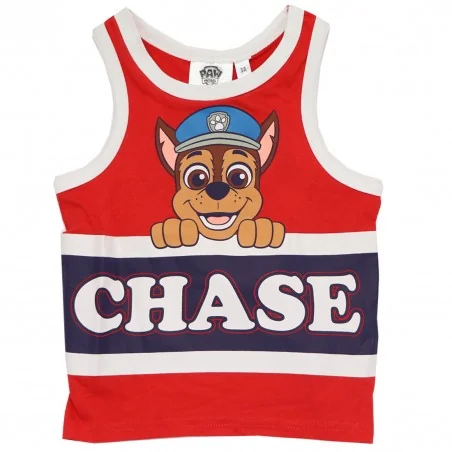 Paw Patrol Παιδικό Αμάνικο Μπλουζάκι Για Αγόρια (WE1200 red) - Αμάνικα μπλουζάκια