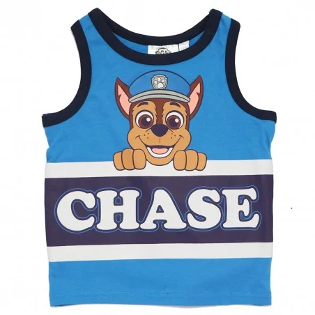 Paw Patrol Παιδικό Αμάνικο Μπλουζάκι Για Αγόρια (WE1200 blue) - Αμάνικα μπλουζάκια