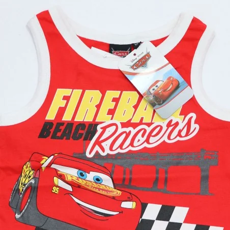 Disney Cars Παιδικό Αμάνικο Μπλουζάκι Για Αγόρια (WE1206 red)