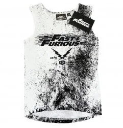 Fast & Furious Παιδικό Αμάνικο Μπλουζάκι Για αγόρια (FFER1033 white) - Μπλουζάκια - T-shirt
