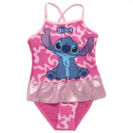 Disney Lilo & Stitch Παιδικό Μαγιό ολόσωμο για κορίτσια (LIL24-0419pink) - Ολόσωμα μαγιό
