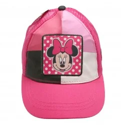 Disney Minnie Mouse παιδικό Καπέλο Τζόκεϋ με δίχτυ Για κορίτσια (MIN23-0184 Fux) - Καπέλα - Τζόκευ (καλοκαιρινά)
