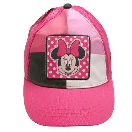 Disney Minnie Mouse παιδικό Καπέλο Τζόκεϋ με δίχτυ Για κορίτσια (MIN23-0184 Fux) - Καπέλα - Τζόκευ (καλοκαιρινά)