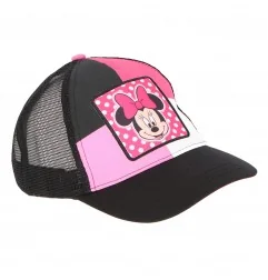 Disney Minnie Mouse παιδικό Καπέλο Τζόκεϋ με δίχτυ Για κορίτσια (MIN23-0184 Black) - Καπέλα - Τζόκευ (καλοκαιρινά)