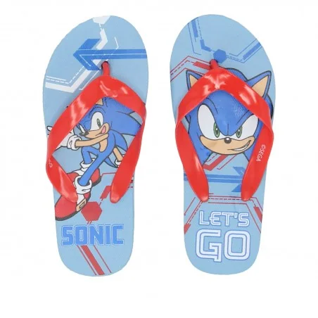 Sonic Παιδικές σαγιονάρες για αγόρια (SC09903 red) - Σαγιονάρες/ παντόφλες αγόρι