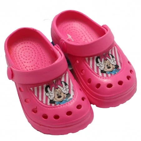 Disney Minnie Mouse Παιδικές παντόφλες Σαμπό (EMM52518490Fux) - Παιδικές Σαγιονάρες / παντόφλες
