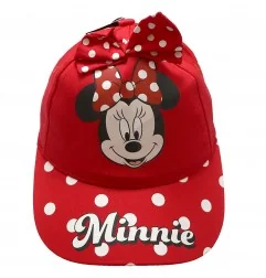 Disney Minnie Mouse παιδικό Καπέλο Τζόκεϋ με Φιόγκο Για κορίτσια (DIS MF 52 39 A563) - Καπέλα - Τζόκευ (καλοκαιρινά)