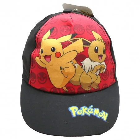Pokémon παιδικό Καπέλο Τζόκευ Για αγόρια (POK23-0449 black) - Καπέλα - Τζόκευ (καλοκαιρινά)