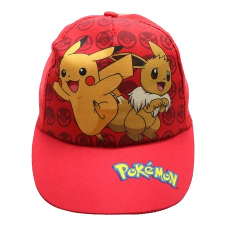 Pokémon παιδικό Καπέλο Τζόκευ Για αγόρια (POK23-0449red) - Καπέλα - Τζόκευ (καλοκαιρινά)
