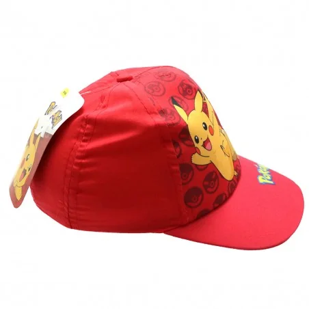 Pokémon παιδικό Καπέλο Τζόκευ Για αγόρια (POK23-0449red)