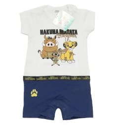 Βρεφικό Καλοκαιρινό Φορμάκι Disney Baby Lion King - "Hakuna Matata"(DIS KL 51 05 A082 blue) - Καλοκαιρινά φορμάκια