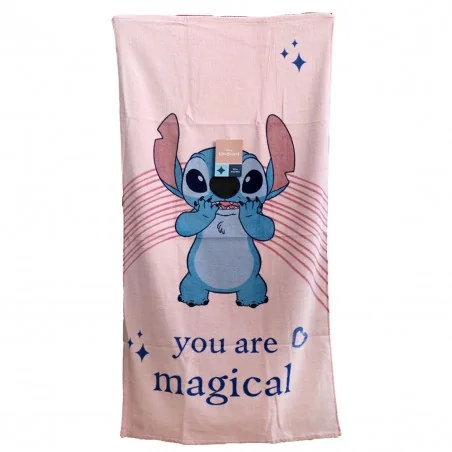 Disney Lilo & Stitch βαμβακερή Πετσέτα θαλάσσης 60x120εκ. (BRM015999) - Πετσέτες Βαμβακερές
