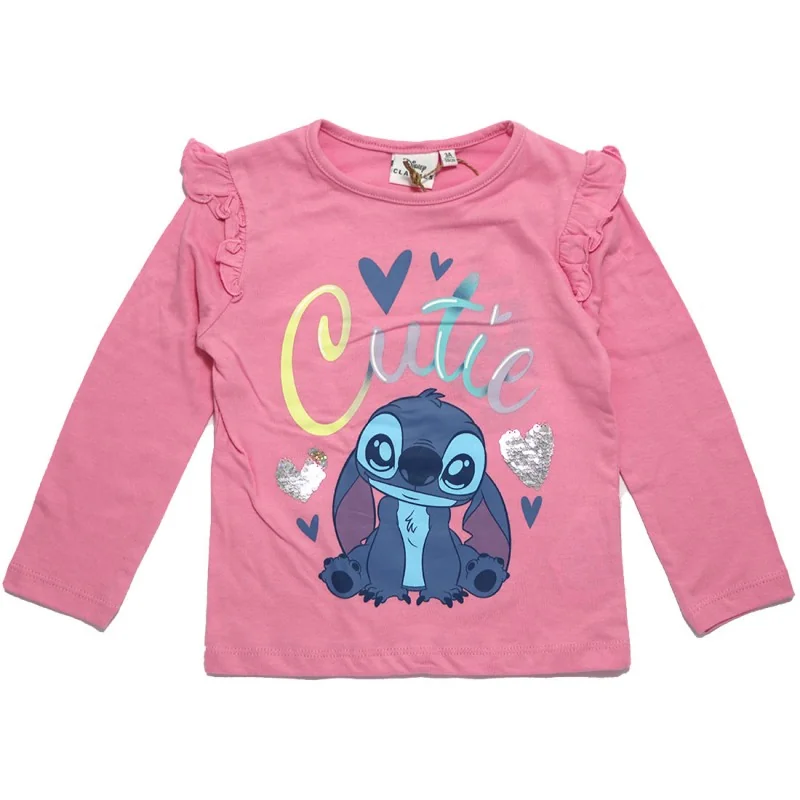 Disney Lilo & Stitch παιδικό μακρυμάνικο μπλουζάκι για κορίτσια (XH1369)
