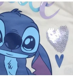 Disney Lilo & Stitch παιδικό μακρυμάνικο μπλουζάκι για κορίτσια (XH1369 Ecru) - Μπλουζάκια Μακρυμάνικα (μακό)