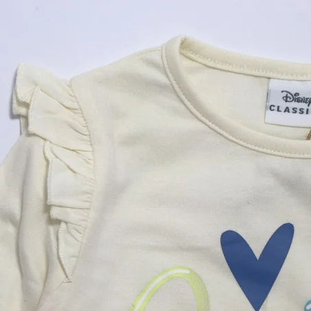 Disney Lilo & Stitch παιδικό μακρυμάνικο μπλουζάκι για κορίτσια (XH1369 Ecru) Disney Lilo & Stitch παιδικό μακρυμάνικο μπλουζάκι για κορίτσια (XH1369 Ecru)