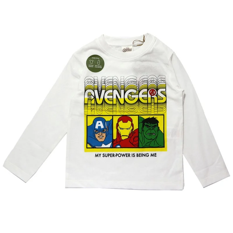 Marvel Avengers Εποχιακό Μακρυμάνικο Μπλουζάκι (XH1151 white) Marvel Avengers Εποχιακό Μακρυμάνικο Μπλουζάκι (XH1151 white)