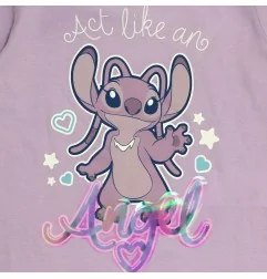 Disney Lilo & Stitch παιδικό μακρυμάνικο μπλουζάκι για κορίτσια (XH1363 LILA) - Μπλουζάκια Μακρυμάνικα (μακό)
