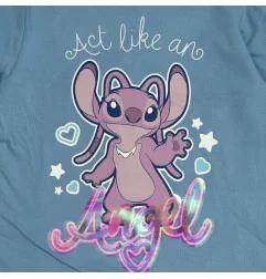 Disney Lilo & Stitch παιδικό μακρυμάνικο μπλουζάκι για κορίτσια (XH1363 L. Blue)