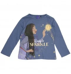 Disney Wish παιδικό μακρυμάνικο μπλουζάκι για κορίτσια (XH1328 Navy) - Μπλουζάκια Μακρυμάνικα (μακό)