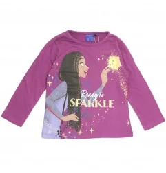 Disney Wish παιδικό μακρυμάνικο μπλουζάκι για κορίτσια (XH1328 purple) - Μπλουζάκια Μακρυμάνικα (μακό)