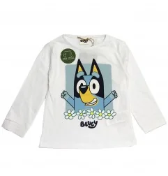 Bluey παιδικό μακρυμάνικο μπλουζάκι για κορίτσια (XH1470 white) - Μπλουζάκια Μακρυμάνικα (μακό)
