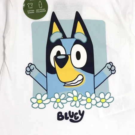 Bluey παιδικό μακρυμάνικο μπλουζάκι για κορίτσια (XH1470 white)