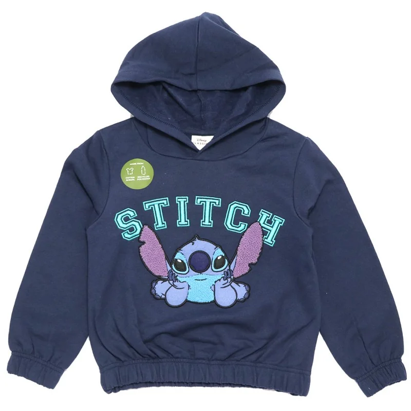 Disney Lilo & Stitch παιδική Μπλούζα φούτερ με κουκούλα για κορίτσια (XH1232Navy) Disney Lilo & Stitch παιδική Μπλούζα φούτερ με κουκούλα για κορίτσια (XH1232Navy)