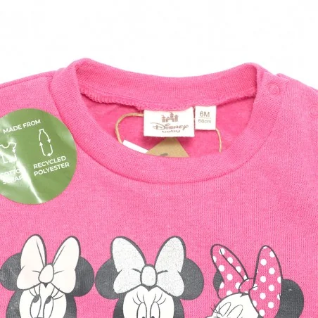 Βρεφικό Σετ Φόρμας Disney Minnie Mouse - Φούξια από Ανακυκλωμένο Βαμβάκι (2 τμχ.) (XH0001Fux) Βρεφικό Σετ Φόρμας Disney Minnie Mouse - Φούξια από Ανακυκλωμένο Βαμβάκι (2 τμχ.) (XH0001Fux)