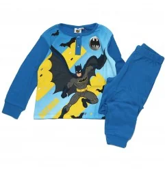 Batman Παιδική βαμβακερή πιτζάμα για αγόρια (XH20105Blue) - Χειμωνιάτικες / εποχιακές πιτζάμες