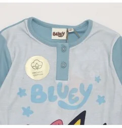 Bluey Παιδική βαμβακερή πιτζάμα για κορίτσια - οργανικό βαμβάκι (XH20057Blue) - Χειμωνιάτικες / εποχιακές πιτζάμες