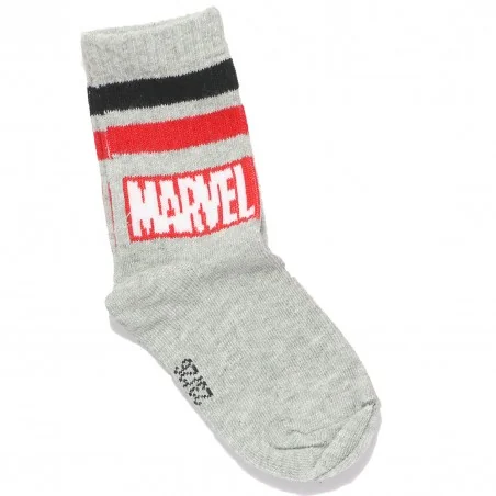 Marvel Spiderman παιδικές αθλητικές κάλτσες για αγόρια σετ 3 ζευγάρια (XH0675BLACK)