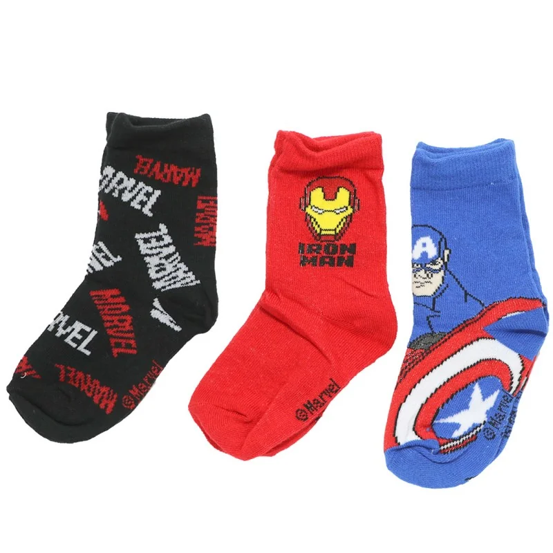 Marvel Avengers Παιδικές Κάλτσες Για αγόρια σετ 3 ζευγάρια (XH0634 BLUE ) Marvel Avengers Παιδικές Κάλτσες Για αγόρια σετ 3 ζευγάρια (XH0634 BLUE )