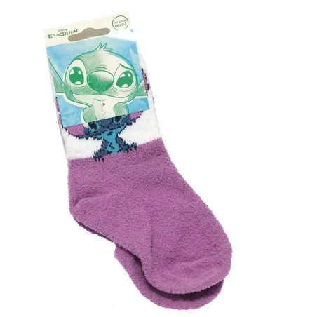 Disney Lilo & Stitch Παιδικές χνουδωτές κάλτσες για κορίτσια (XH0661 Violet)