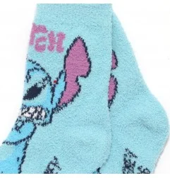 Disney Lilo & Stitch Παιδικές χνουδωτές κάλτσες για κορίτσια (XH0661 blue) - Κάλτσες χειμωνιάτικες - αντιολισθητικές κορίτσι