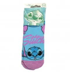 Disney Lilo & Stitch Παιδικές Αντιολισθητικές Κάλτσες πετσετέ για κορίτσια (XH0602 blue)