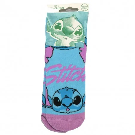 Disney Lilo & Stitch Παιδικές Αντιολισθητικές Κάλτσες πετσετέ για κορίτσια (XH0602 blue)