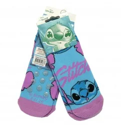 Disney Lilo & Stitch Παιδικές Αντιολισθητικές Κάλτσες πετσετέ για κορίτσια (XH0602 blue) - Κάλτσες χειμωνιάτικες - αντιολισθη...