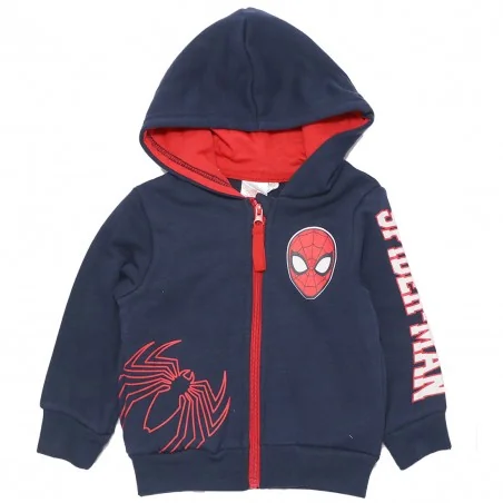 Marvel Spiderman παιδική Ζακέτα φούτερ με κουκούλα για αγόρια (XH1490 Navy) - Ζακέτες
