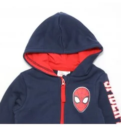 Marvel Spiderman παιδική Ζακέτα φούτερ με κουκούλα για αγόρια (XH1490 Navy)