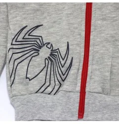 Marvel Spiderman παιδική Ζακέτα φούτερ με κουκούλα για αγόρια (XH1490 Grey)
