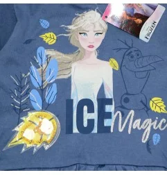 Disney Frozen Παιδικό Φόρεμα Φούτερ (HW1026 blue) - Εποχιακά/ Χειμωνιάτικα Φορέματα