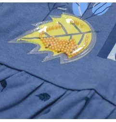 Disney Frozen Παιδικό Φόρεμα Φούτερ (HW1026 blue) - Εποχιακά/ Χειμωνιάτικα Φορέματα