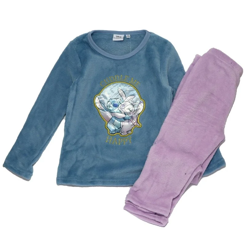 Disney Lilo & Stitch Παιδική Πιτζάμα Fleece Coral για κορίτσια (XH20102 purple) Disney Lilo & Stitch Παιδική Πιτζάμα Fleece Coral για κορίτσια (XH20102 purple)
