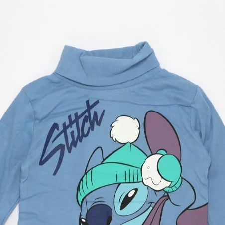 Disney Lilo & Stitch Μακρυμάνικο μπλουζάκι ζιβάγκο για κορίτσια (XH1293 Blue)