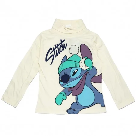 Disney Lilo & Stitch Μακρυμάνικο μπλουζάκι ζιβάγκο για κορίτσια (XH1293 Ecru) - Ζιβάγκο