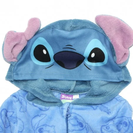 Disney Lilo & Stitch Παιδική Ολόσωμη Πιτζάμα Fleece Coral (LIL24-3560)