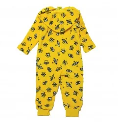Minions ολόσωμη πιτζάμα fleece coral για αγόρια (XH20002 Yellow)