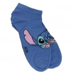 Disney Lilo & Stitch γυναικείες κοντές κάλτσες σετ 3 ζευγάρια (XH39003 Purple) - Γυναικείες Κάλτσες