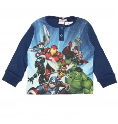 Marvel Avengers Βαμβακερή πιτζάμα για αγόρια (XH20150 navy)
