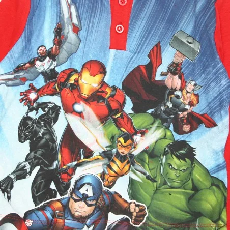 Marvel Avengers Βαμβακερή πιτζάμα για αγόρια (XH20150 RED) Marvel Avengers Βαμβακερή πιτζάμα για αγόρια (XH20150 RED)
